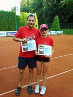 1.msto zleva :  Tom Gajdzica, Barbora Gajzdzicov