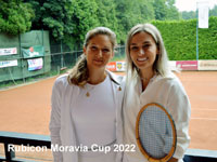 Celebrity turnaje zleva :  Michaela Honov, Zuzana Zlochov