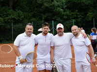 astnci turnaje zleva :  Bogdan Chromik, David Mikler, Petr Heczko, Filip Rulka