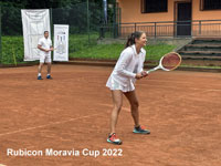 astnci turnaje zleva :  Petr Vitsek, Michaela Honov