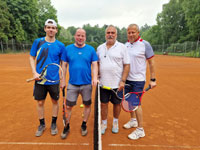 O 3.msto zleva :  Ondej otkovsk, Ren Halapatsch, Roman Huka, Michal Pitucha
