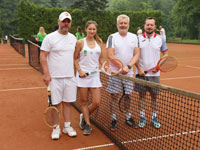 astnci turnaje zleva :  Petr Heczko, Michaela Honov, Igor Petk, David Mikler