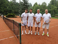 astnci turnaje zleva :  Ji Karafit, Radek Jva, Marek Kufa, Ren Farga