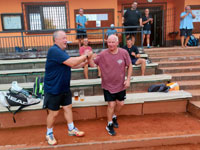 1.m�sto �ty�hra zleva :  Karel Kavulok, Jaroslav Kocyan