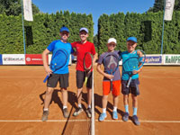 Semifinalist tyhry zleva :  Ji Mazal, Miroslav Horek, tpn Pieansk, Vojta Vantuch